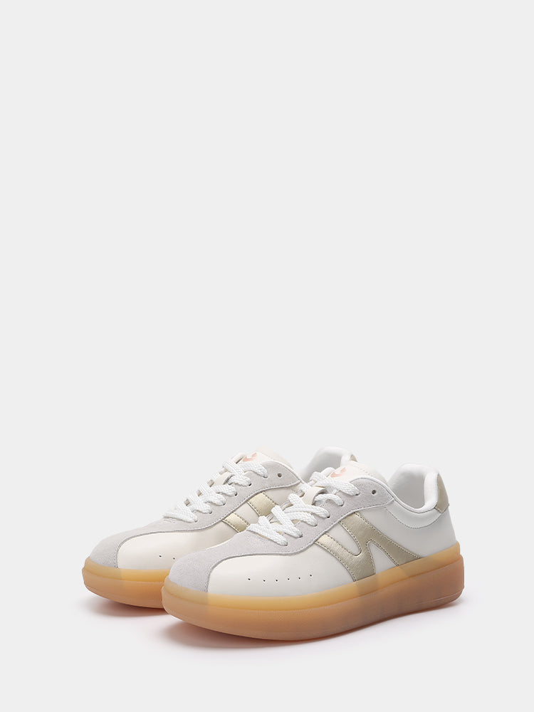 CloudCush Women Fashion Sneakers Gold