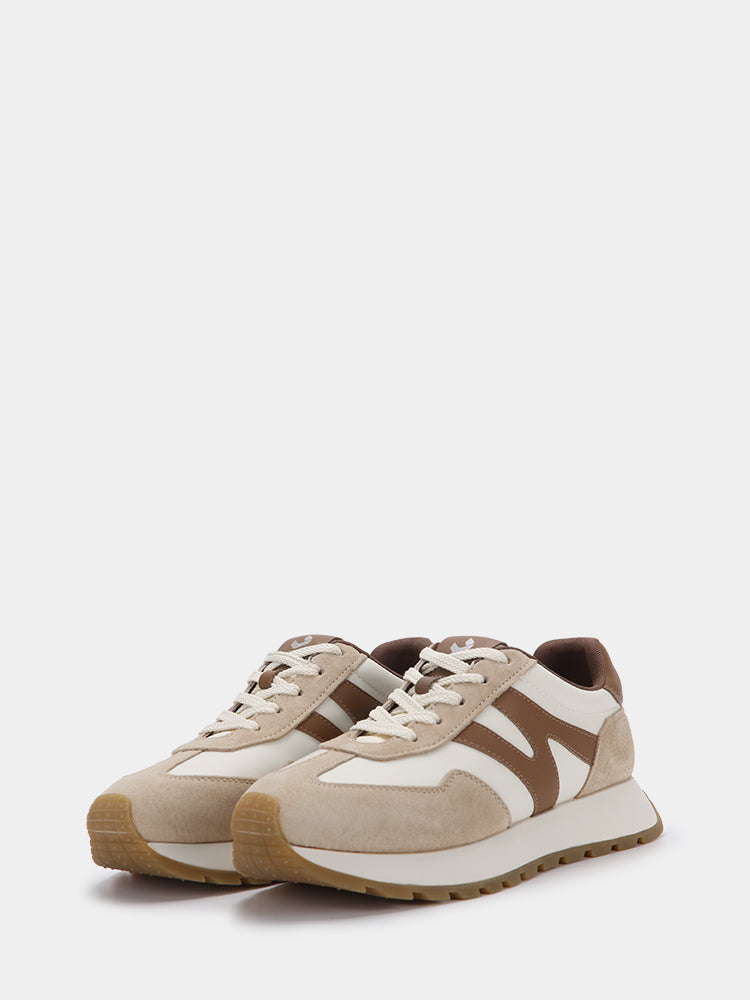 Terra Trek Women Walking Shoes Beige