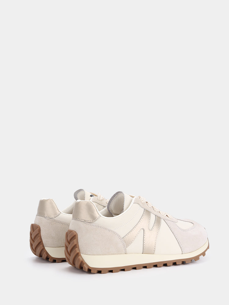 EasyStride Women Fashion Sneakers Beige