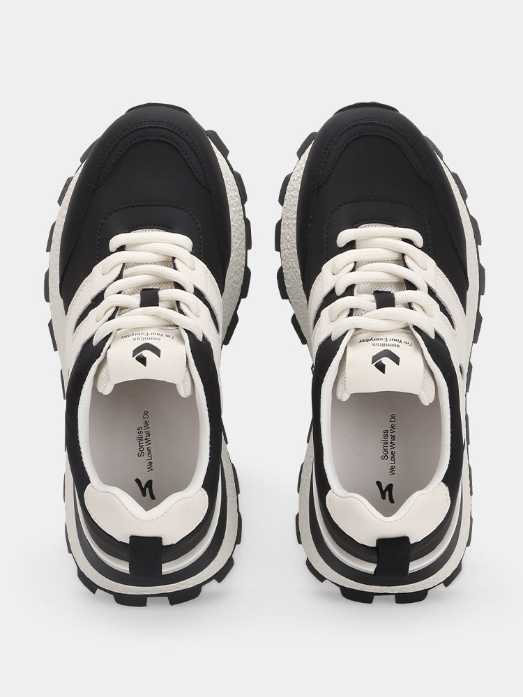 PulseStride Women Fashion Sneakers Black