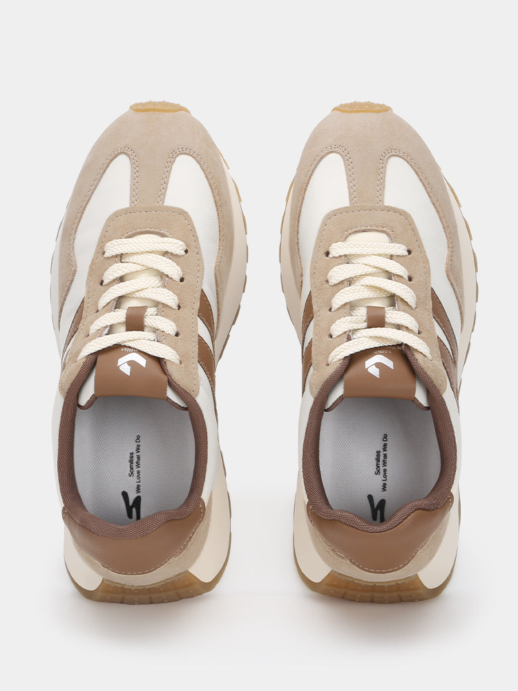 Terra Trek Women Walking Shoes Beige