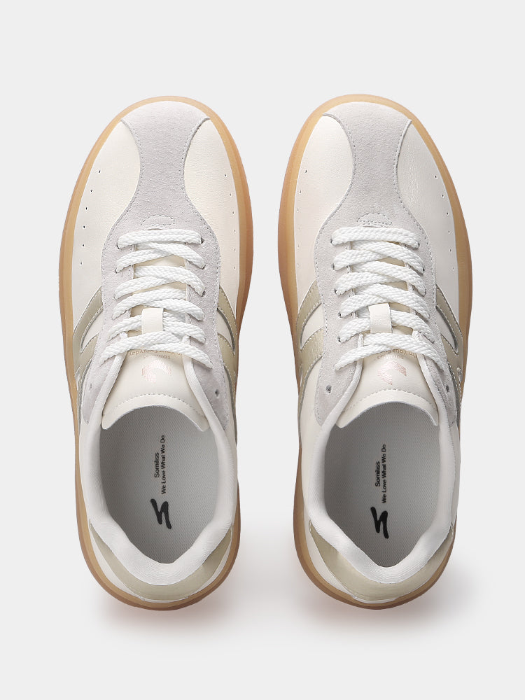 CloudCush Women Fashion Sneakers Gold