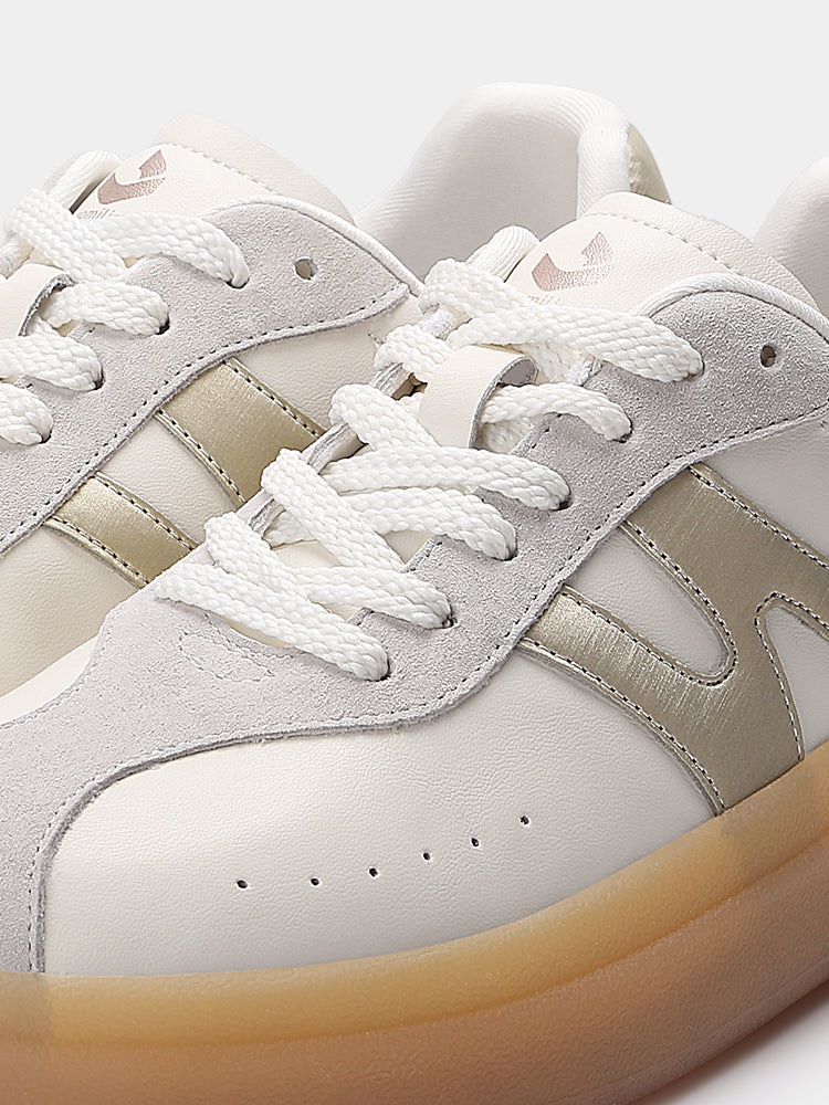 CloudCush Women Fashion Sneakers Gold