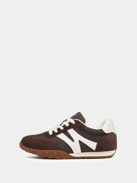 Retro Casual Women's Fashion Sneakers Brown