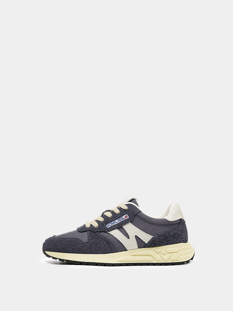 Retro Classic Casual Women's Fashion Sneakers Dusty Navy Suede