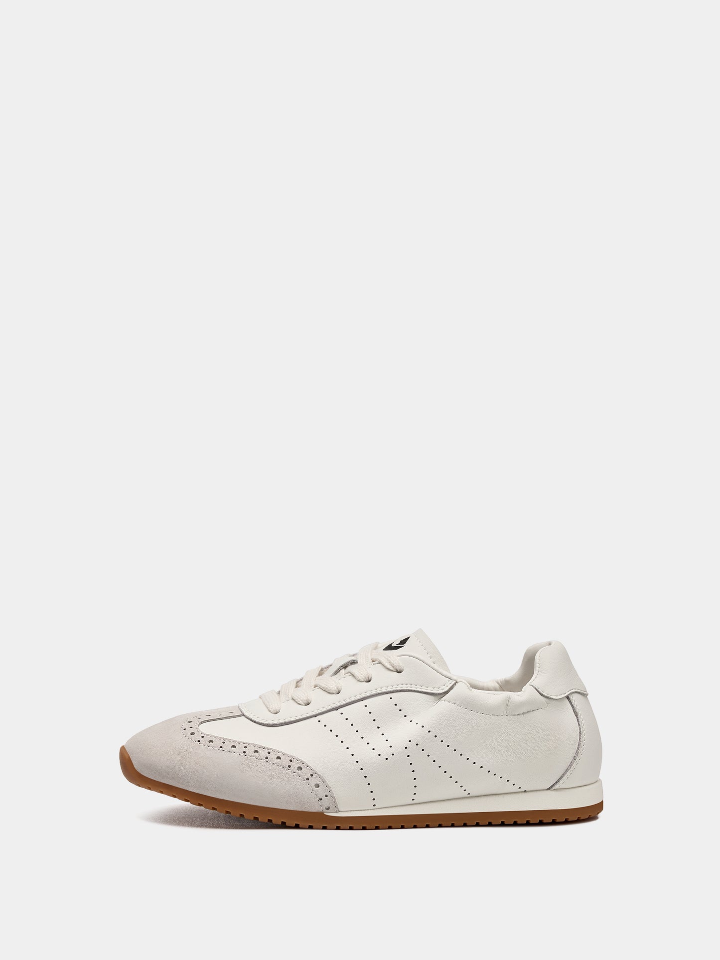 Sleek Slim Women Fashion Sneakers White/Gray