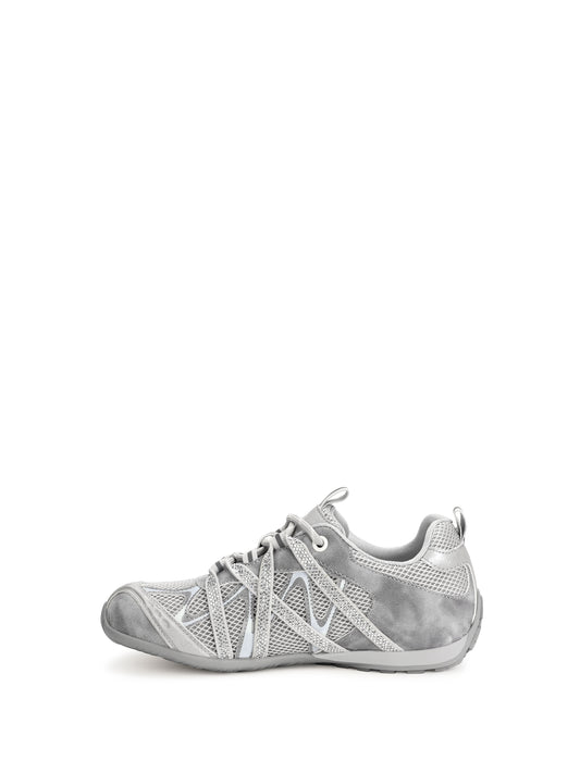 Women Rhinestone Walking Shoes Grey