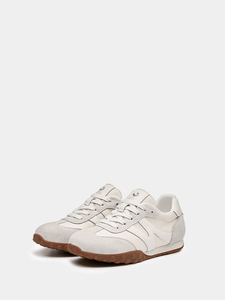 Retro Casual Women's Fashion Sneakers Gray/White