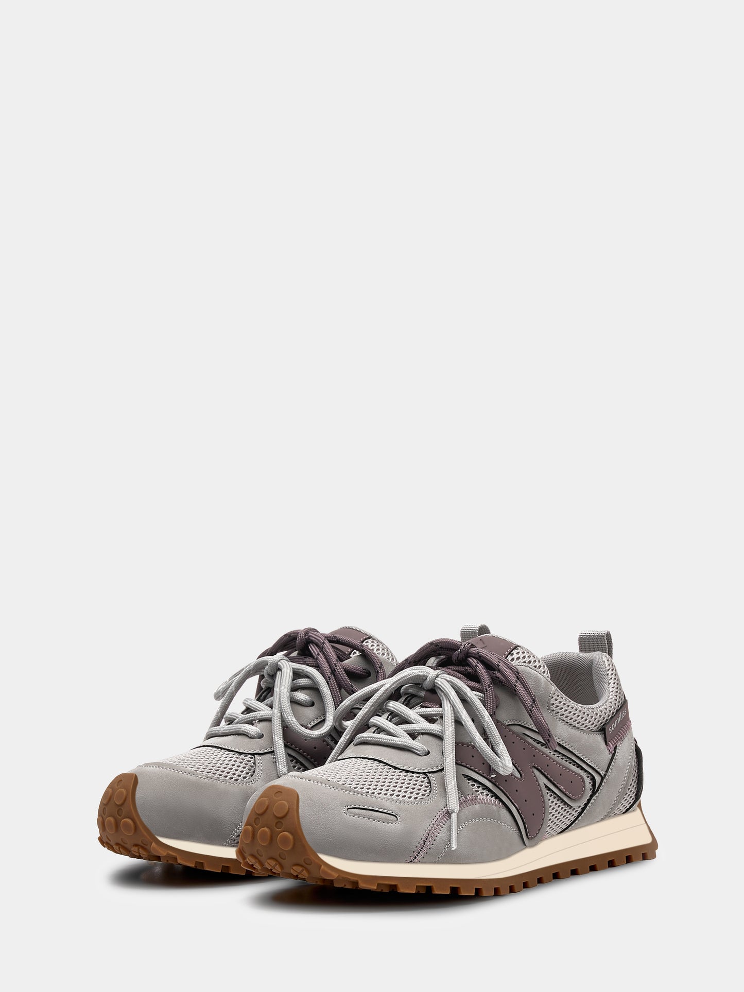 Women's Wide Toe Box Shoes with Arch Support Grey