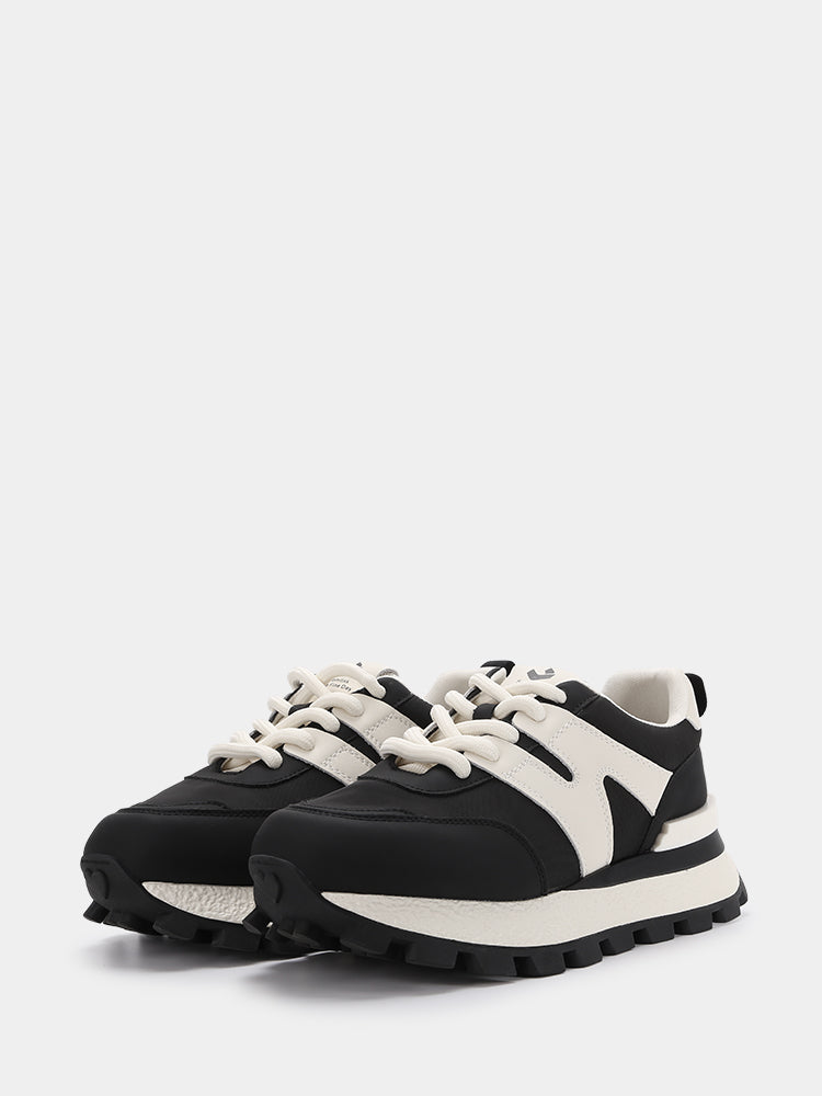 PulseStride Women Fashion Sneakers Black