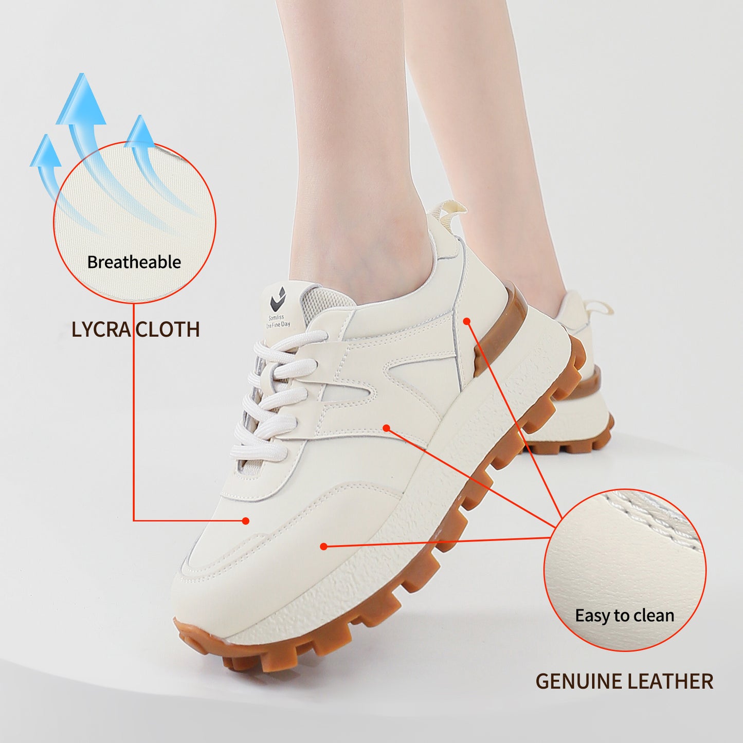 SOMILISS Sneakers for Women