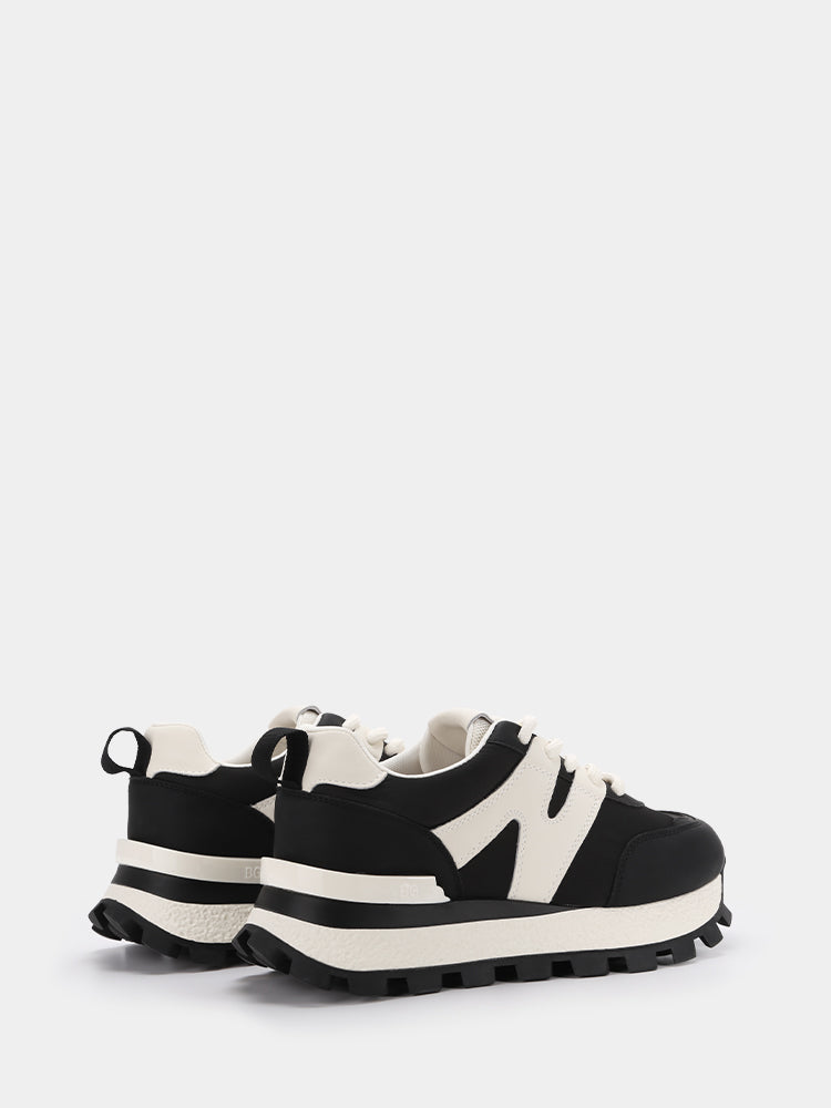 PulseStride Women Fashion Sneakers Black