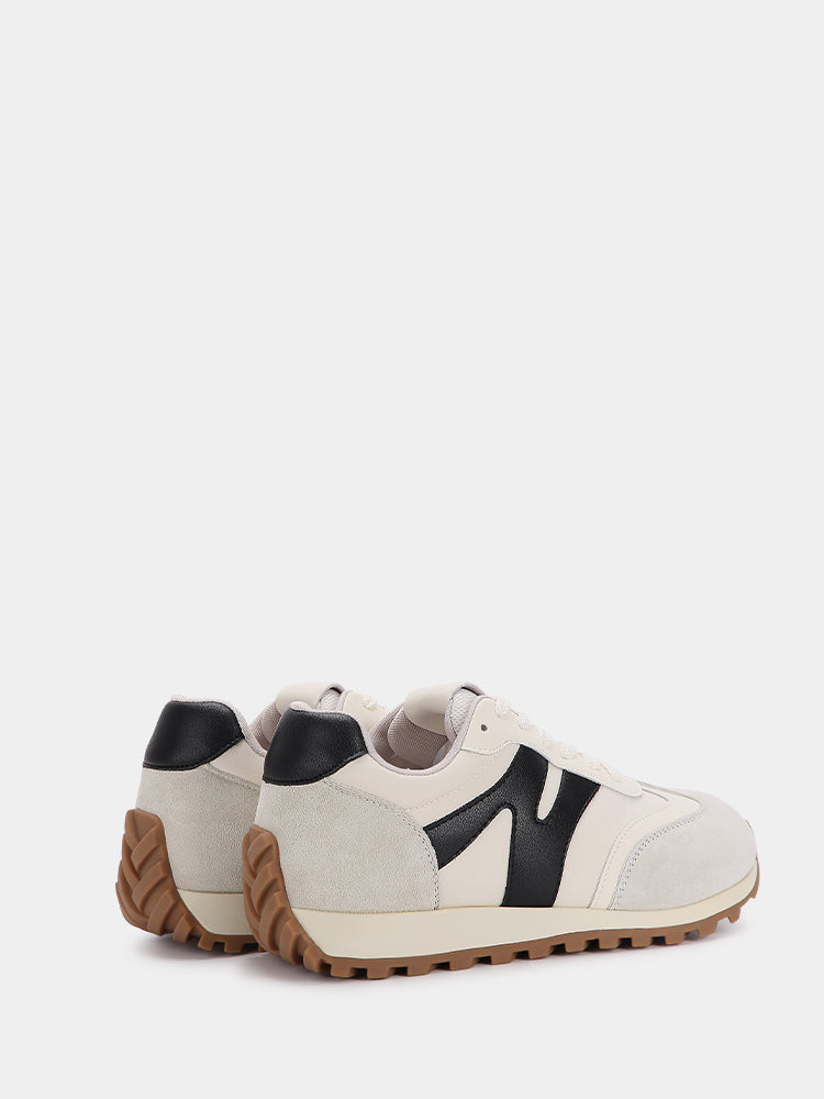 Retro Wide Women Fashion Sneakers Black