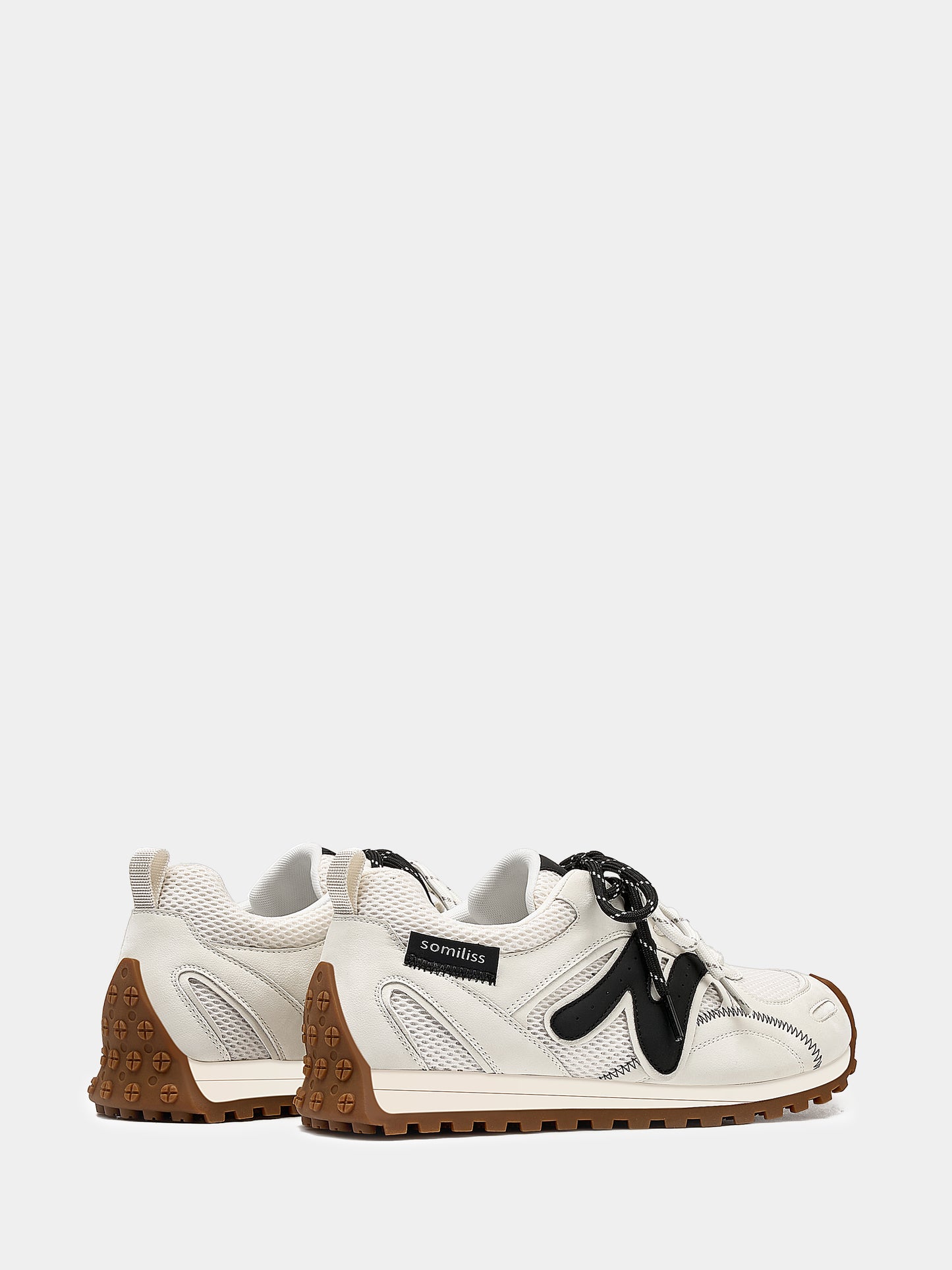 Women's Wide Toe Box Shoes with Arch Support Black&White