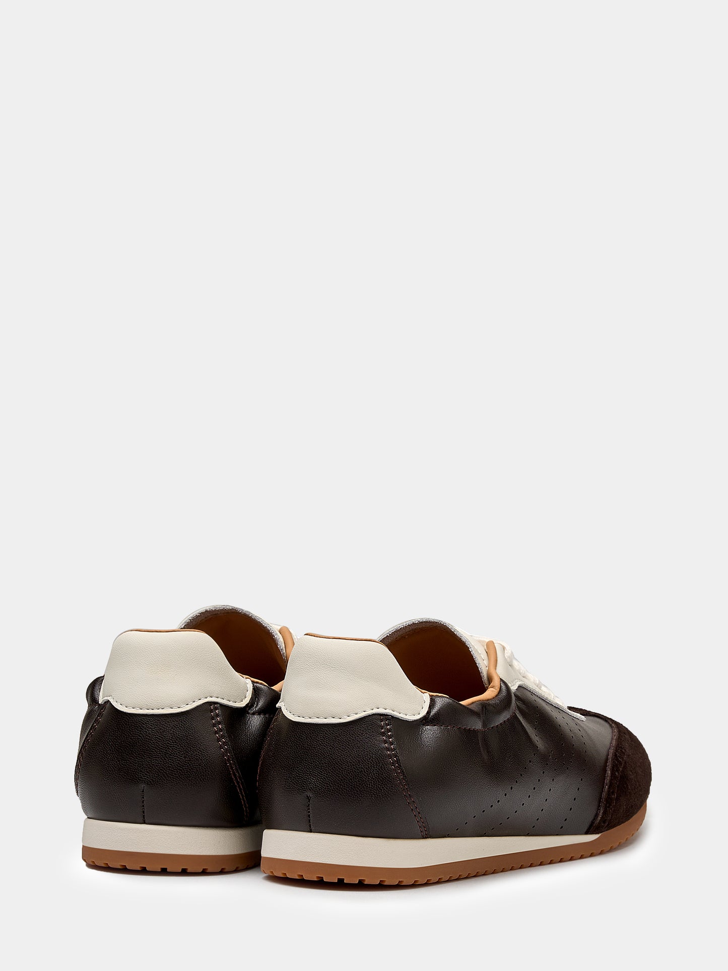 Sleek Slim Women Fashion Sneakers Brown
