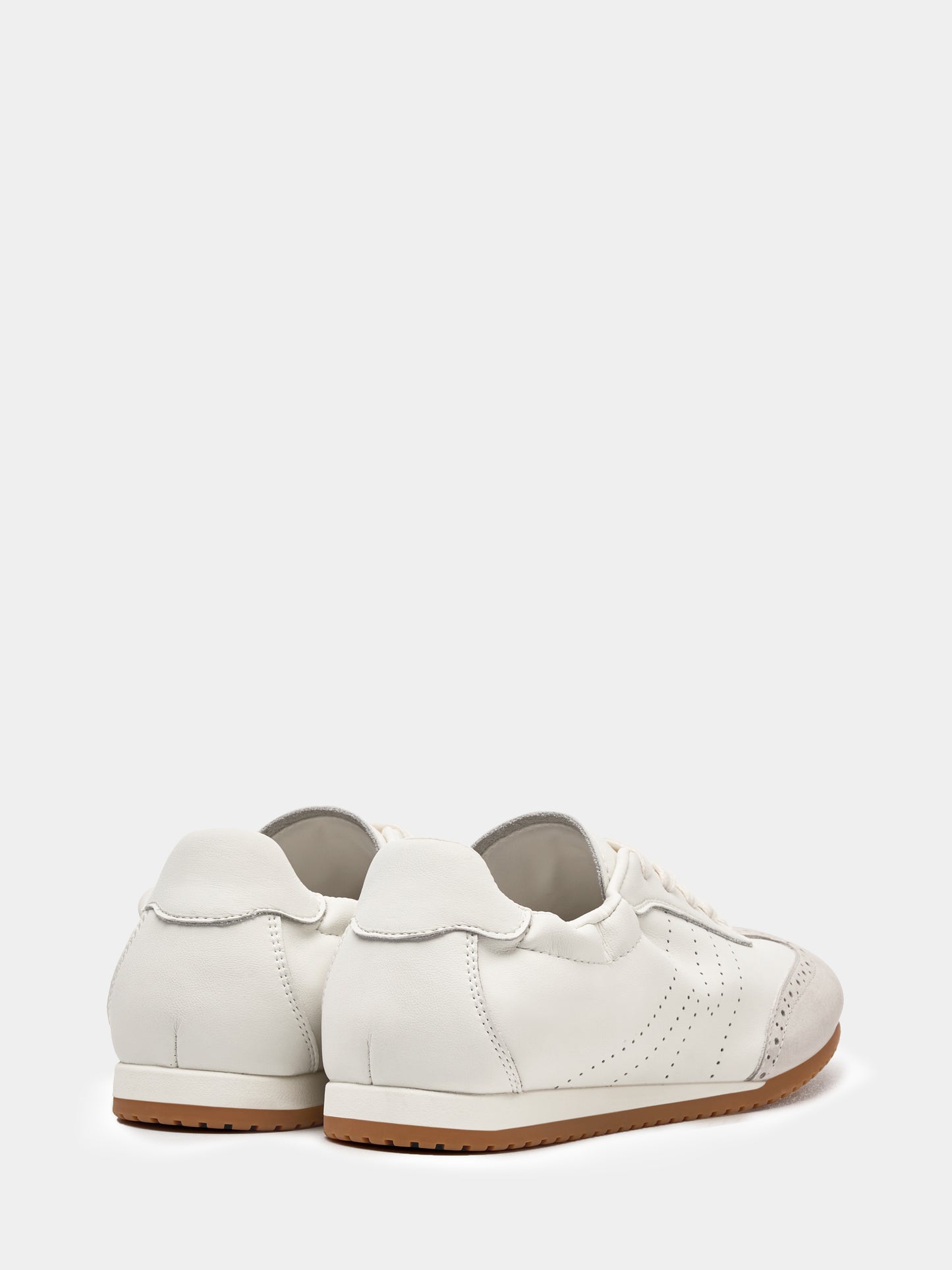 Sleek Slim Women Fashion Sneakers White/Gray