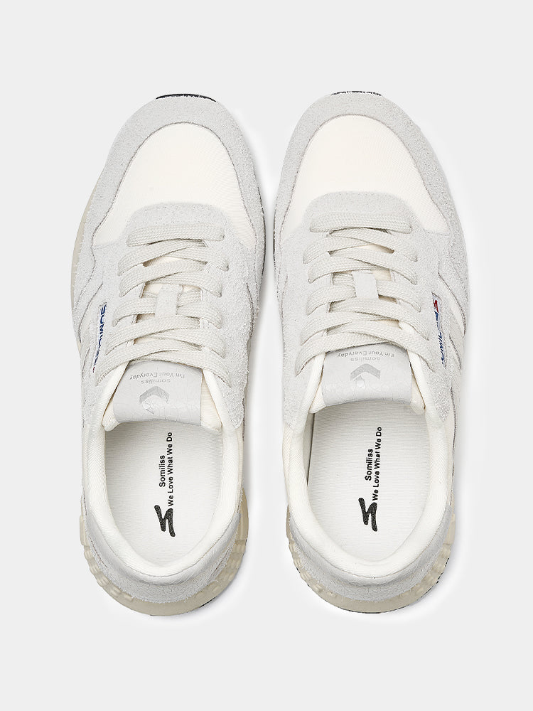 Retro Classic Casual Women's Fashion Sneakers White Multi