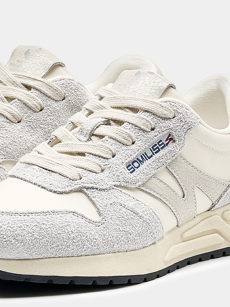 Retro Classic Casual Women's Fashion Sneakers White Multi