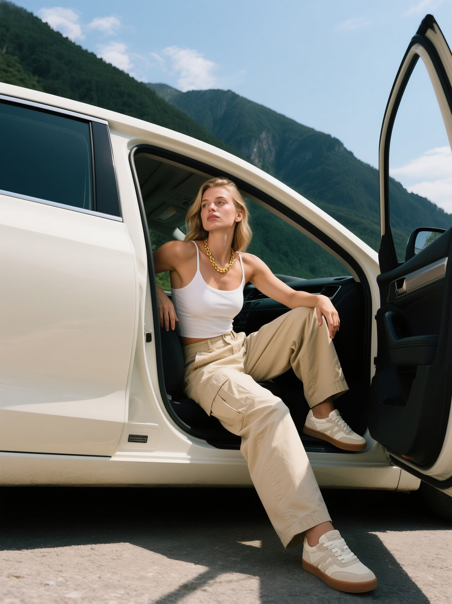 Comfort Fashion Women's Skate Shoes White Mesh Grey Suede